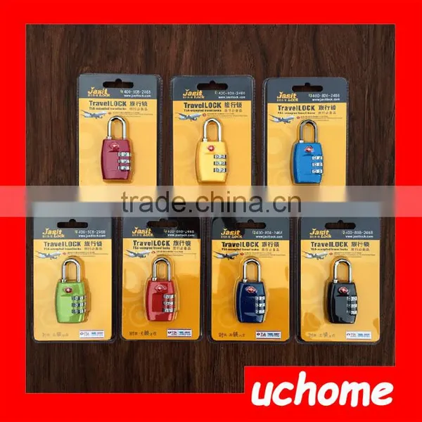 UCHOME Christmas Gift Colorful Custom Travel Secure Code TSA Lock, Luggage 3 Digital Combination TSA Code Lock Padlock photo-6