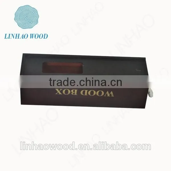 Fashionable & Modern Wooden Wine Box With Sliding Lids