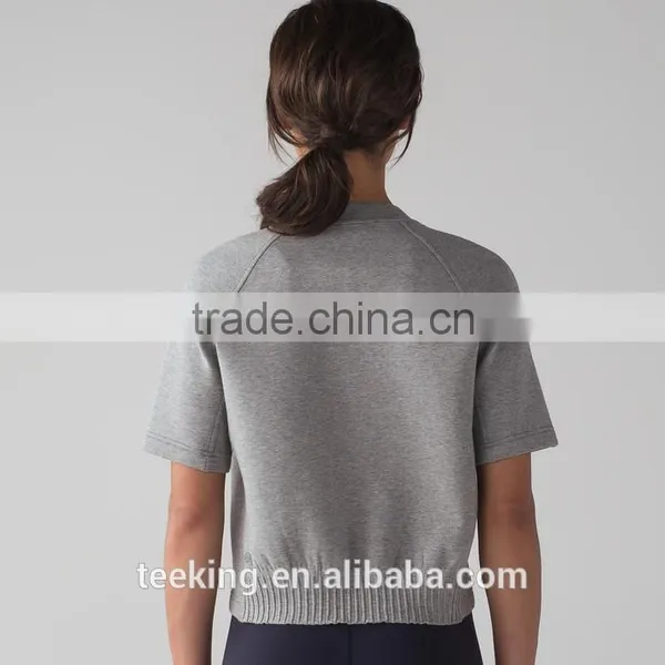 Custom Cotton Ladies Fashion Gym Tees photo-2