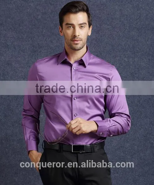 Fashion Slim Fit Cotton Men Shirt (201601) photo-2