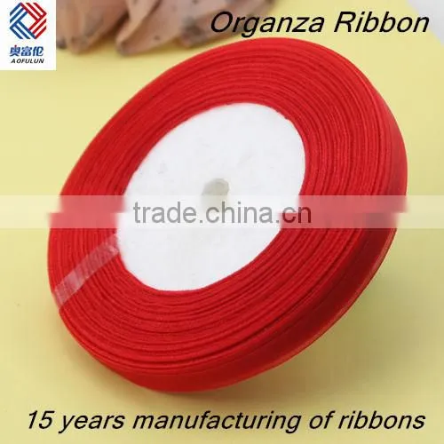 Good Quality 1.5cm Nylon Organza Ribbon photo-2