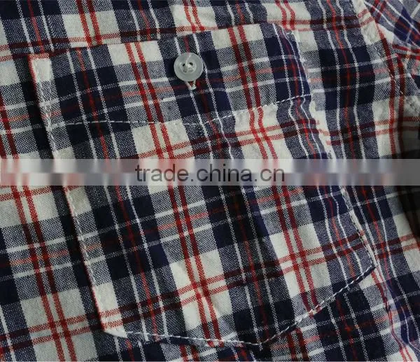 OEM/Wholesale High Quality 100% Cotton New Man Plaidn Shirts photo-3