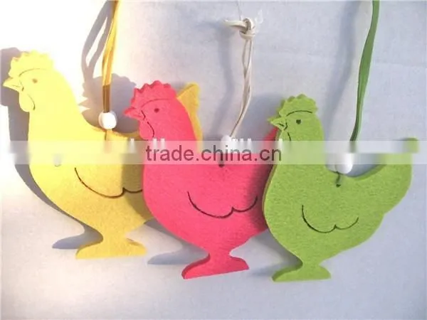 Easter/Egg Hunt /fretwork Egg Felt Fabric Cut Out Hen Decoration photo-3