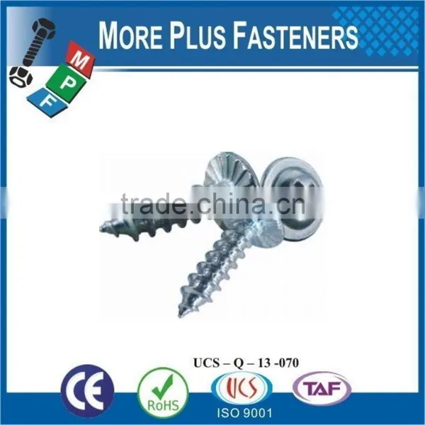 Made in Taiwan DIN 968 C 450 HV BN 14072 Pozi Pan Head Tapping Screws With Collar Form Z and Cone End Type C photo-5
