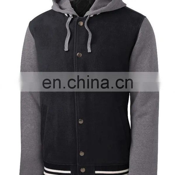 Varsity Baseball Letterman College Cotton Varsity Jacket photo-6