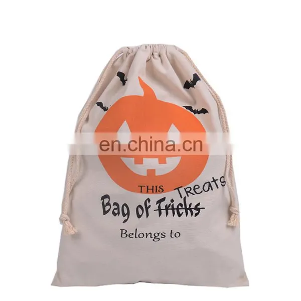 Factory Whloesale Canvas Party Halloween Bags photo-5