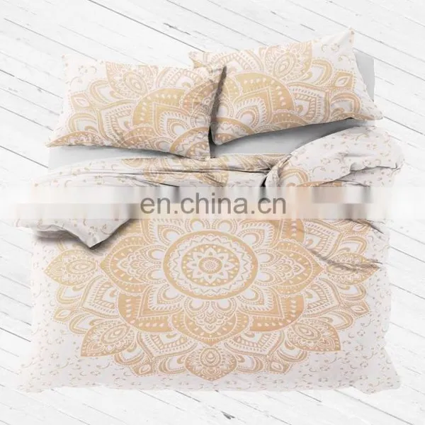 Queen Size Indian Traditional Bohemian Bedding Mandala Duvet photo-2