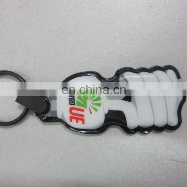 New Design Cheap Pvc Keychain Key Holder With Led Light Wholesales photo-4