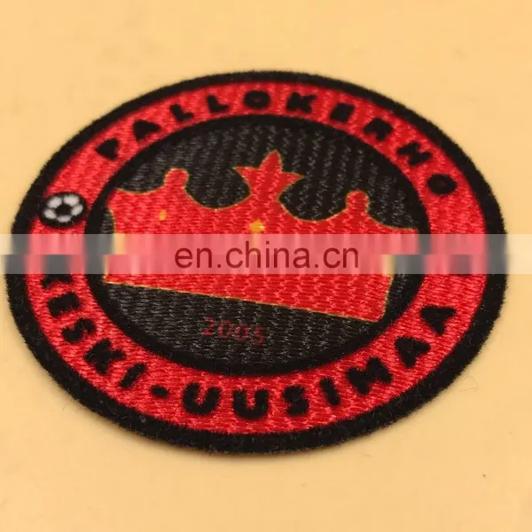 Custom Rounded 3d Patches Flocking Badges for Jacket photo-3