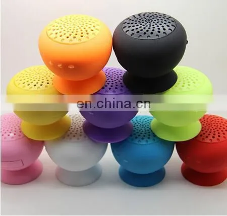 Silicon Mushroom Portable Mini Speaker, Bathroom Portable Bluetooth Speaker
