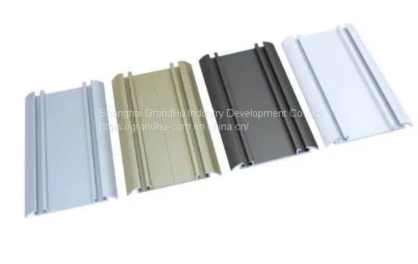 Wardrobe Sliding Door Track Profile Aluminium Stile Vertical Handle photo-2