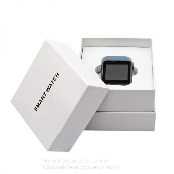 OEM Rigid Blue Color Paper Watch Box Cardboard Watch Gift Box With Custom Printing Logo With Cheap Price photo-4