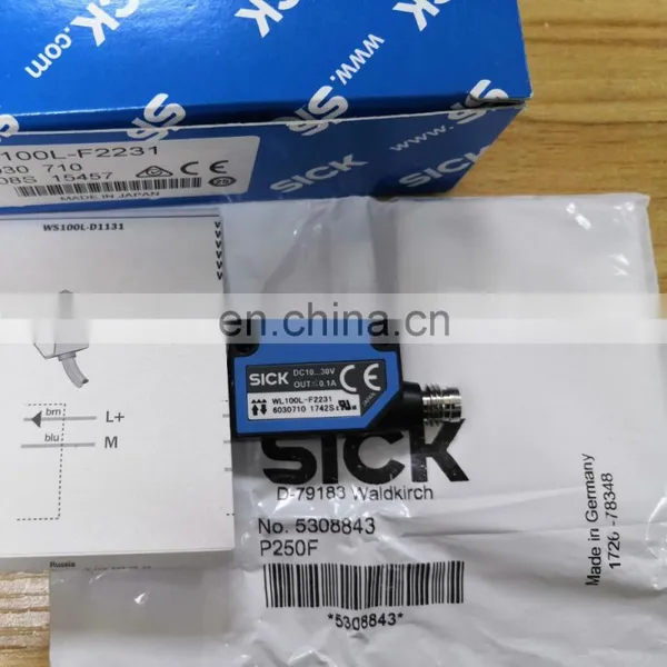 Germany Sick Photoelectric Proximity Sensor WL100L-F2231 PN 6030710 photo-2