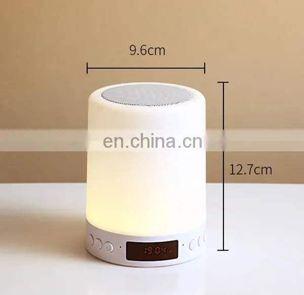 Wireless Bluetooth Speaker Bedside Night Light Smart Touch Control Portable Light With Music Playback photo-5