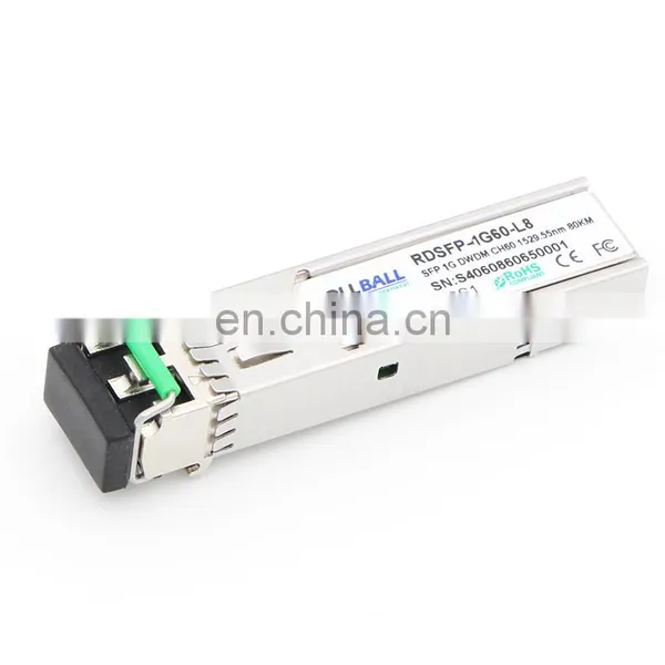 1.25G DWDM SFP 80km 100GHz ITU Grid LC DDM Modules photo-5