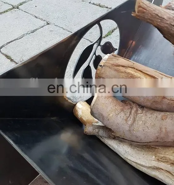 High Quality Corten Steel Outdoor Fire Pit Metal Fire Bowl BBQ Backyard Heater Fire Pit photo-4