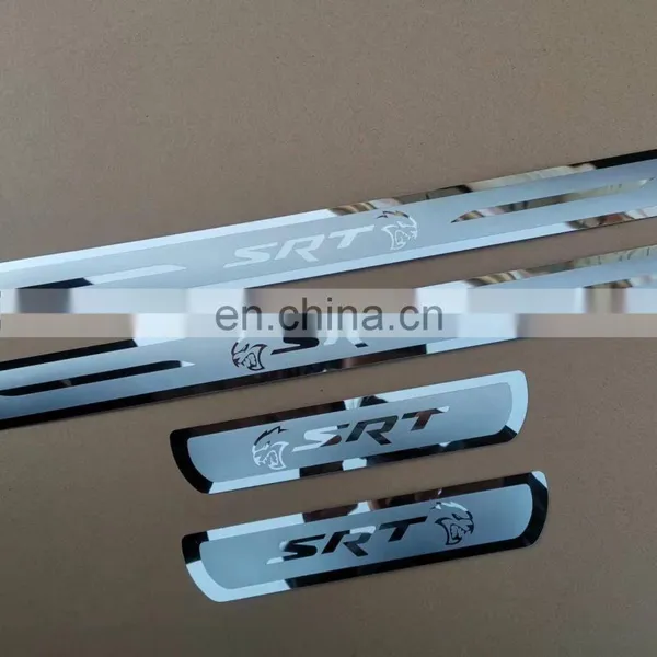 Auto Part Entry Pedal Door Sill Scuff Plate For Chrysler 300 300C 200 SRT8 SRT6 2011-2022
