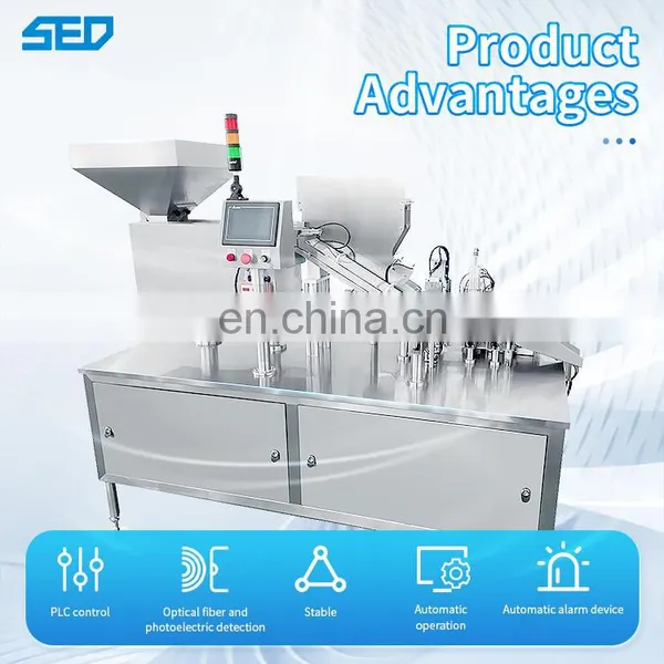 Effervescent Tablet Tube Filling Sealing Capping Machine photo-4