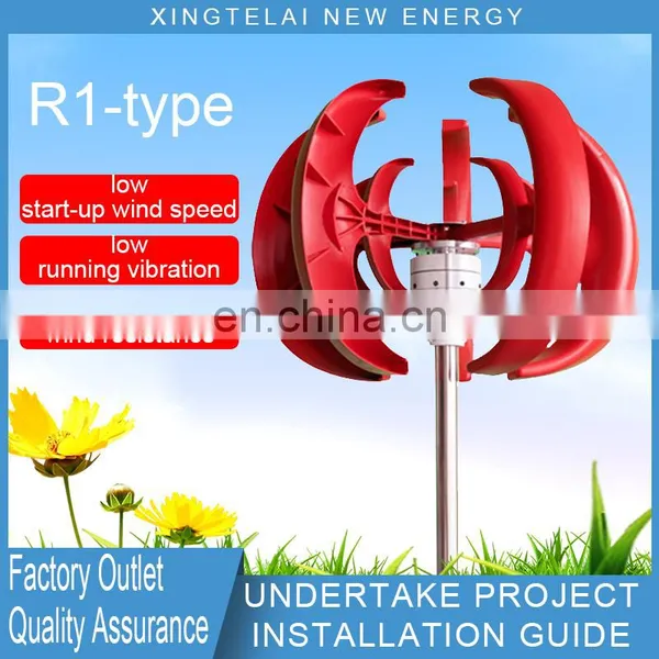 Inexpensive Ornamental Wind Turbine 500w 12v 24v Household Turbine photo-5