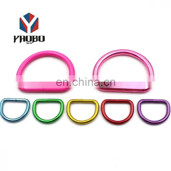 Fashion High Quality Bag & Strap & Collar & Leash Metal D Rings Pink photo-5