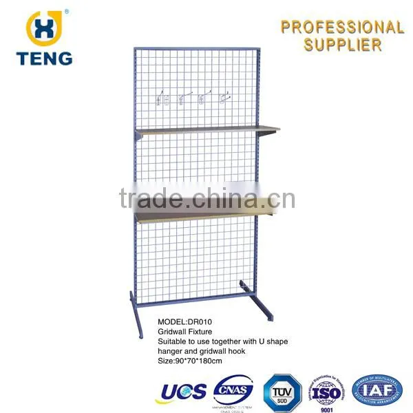Supermarket Multi-tiers White Metal Display Stand photo-6