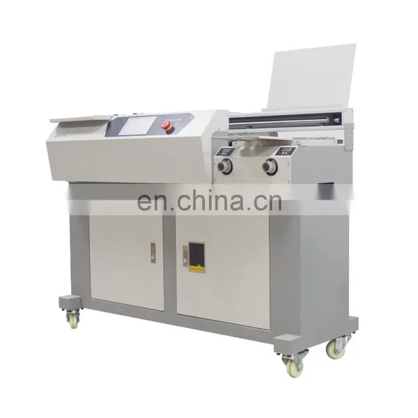 SPB-BM300L Cheap Price Semi-Automatic A4 Hot Met Gule Book Binding Machine With Seven Inch Industrial-Grade Touch Screen photo-5