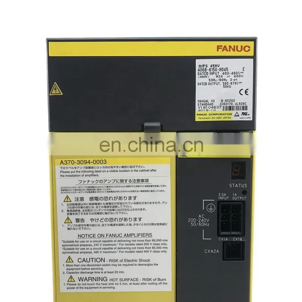 Original Fanuc Power Supply Unit Amplifier A06B-6150-H045 photo-2