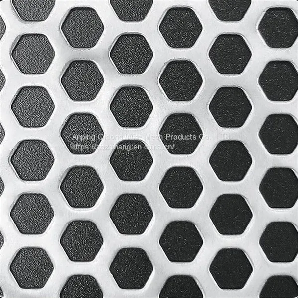 Galvanized Steel Plate Punching Net Low Carbon Steel Plate Round Hole Net photo-2