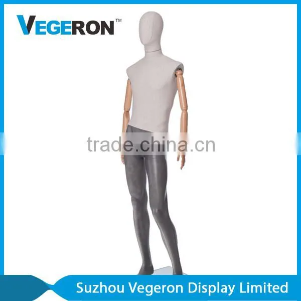 Poseable Male Mannequin With Plastic Arms photo-2