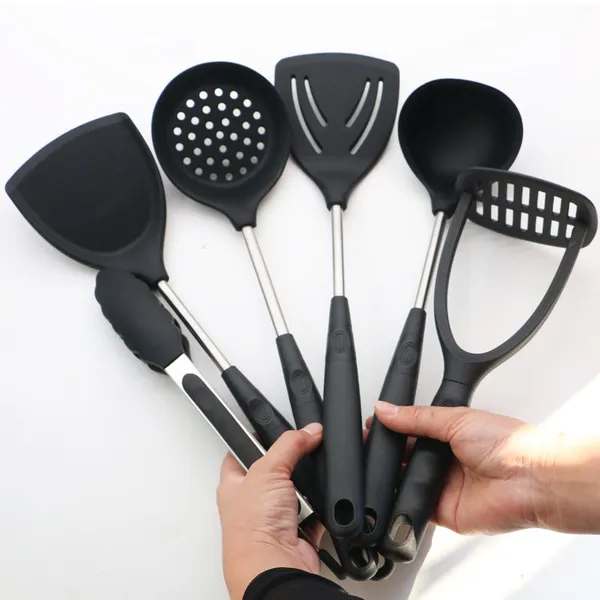 Kitchen Accessories Home and Kitchen Cookware Sets Silicone Kitchen Utensils Sets Cooking Utensils photo-2