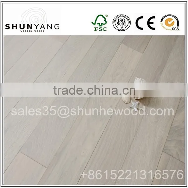 White Wax Oiled Oak Engineered Wood Flooring photo-2