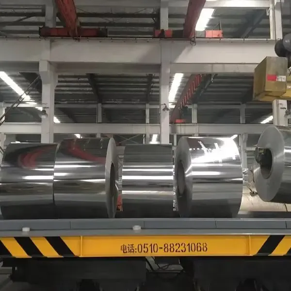 Tin Coated Steel Coil T1-DR9 Temper for Food Cans, Aerosol Cans, Batteries & Cable Manufacturing With High Formability photo-4