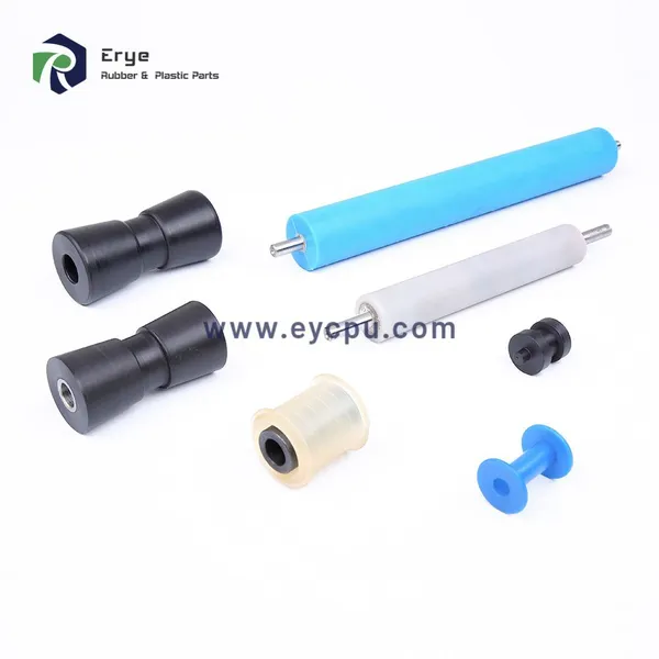 Factory Custom Molded Heat Resistant Rubber Roller Silicon Roller for Production Lines