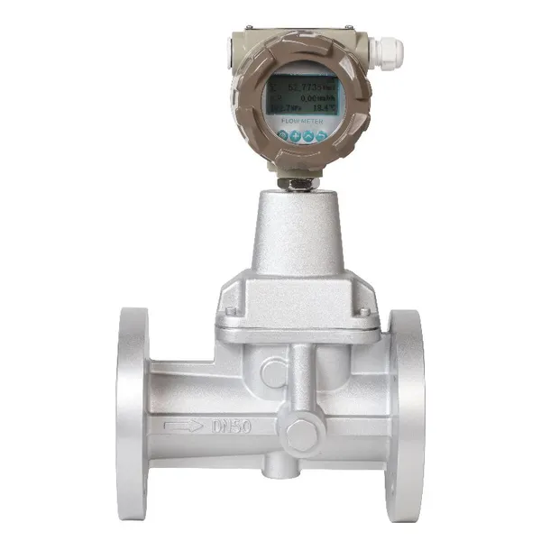 Industrial LCD Display RS485 Gas Precession Vortex Swirl Flow Meter