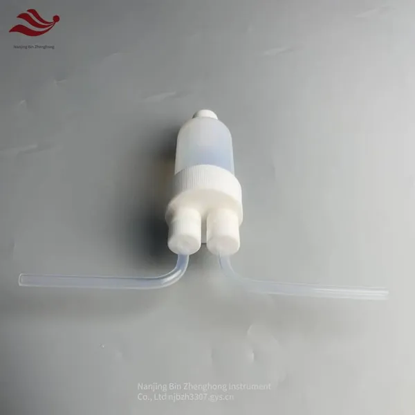 Customizable Transparent Pfa Impact Reaction Bottle With 8mm Connector, Anti-corrosion Reaction Tank for Low-metal-impurity Gas Sampling and Analysis Device photo-3