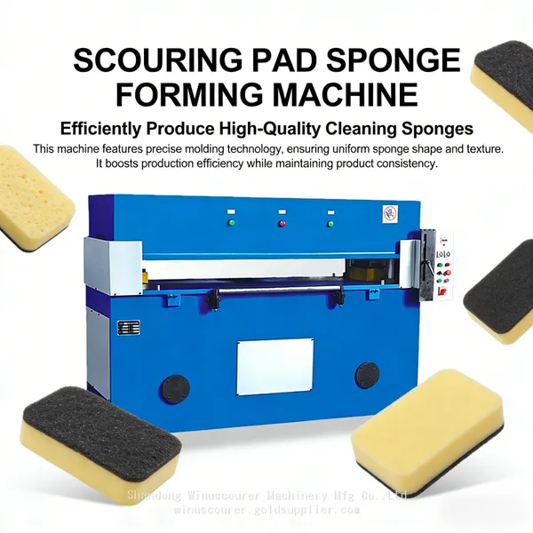 Easy Operate Kitchen Cleaning Sponge Scouring Pad Foam Sponge Forming Machine