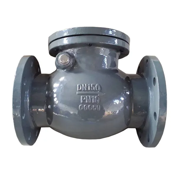 BS5153 Swing Check Valve Ductile Iron GGG50 Non Return Valve Rubber Seal Flap Swing Check Valve