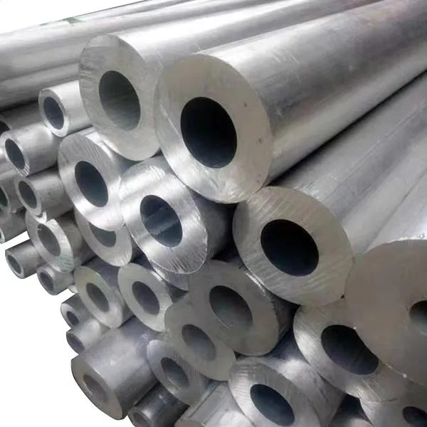 6061 6063 H112 Aluminum Curtain Pipe Extruded Aluminum Alloy Round Pipe photo-1