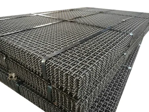 Iron Wire Mesh 65mn Crimped Woven Metal Wire Mesh Hooked Crusher Stone Rock Gold Mine Quarry Screen Vibrating Sieve Mesh photo-4
