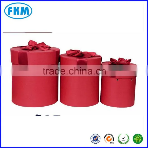 3pcs/Set , (size:L ,M. S). High-grade Pure Color Round Box ,cardboard Gift Boxes photo-4