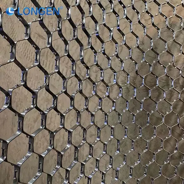 Carbon Steel High Quality Anti-High Temperature Industrial Grade Factory Customization Hexsteel Metal Tortoise Shell Net photo-2