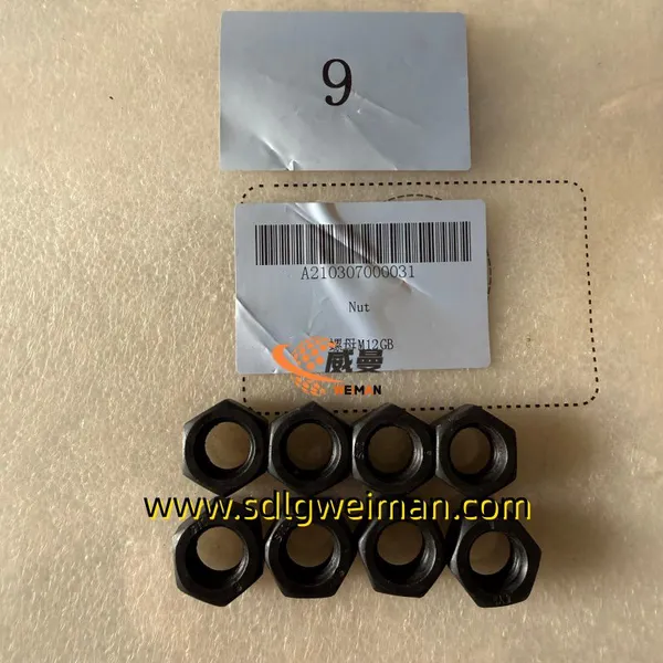 Pièces de rechange originales Sany Nut A210307000031 pour pompe à béton Sany