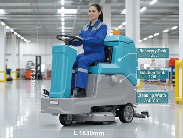KARLER Industrial Floor Scrubber KL760