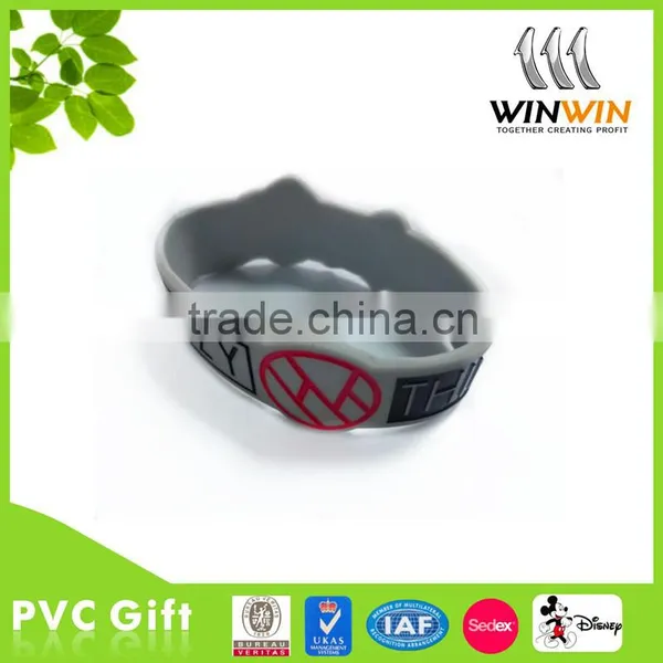HAZY Things Debossed Logo Rubber Wrist Strap