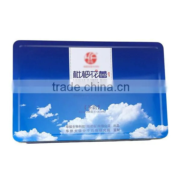 2016 Hot Selling Rectangular Cookie Tin Box,large Gift Boxes Tin,gift Tin Packaging, photo-4
