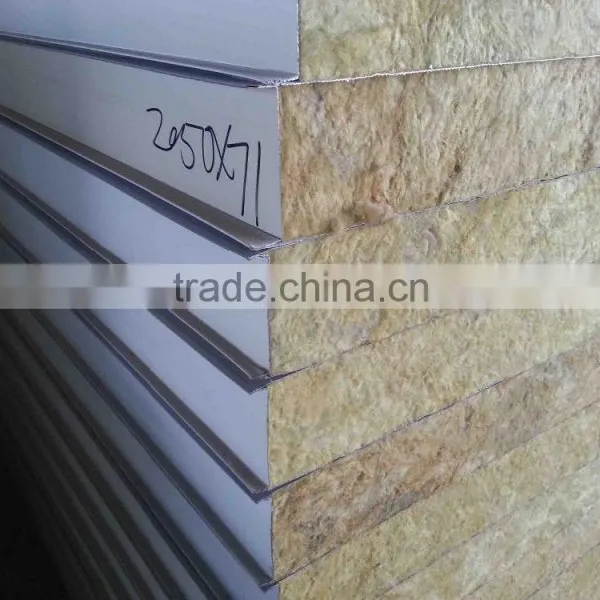 Fire Resistant Rock Wool Sandwich Panel photo-3