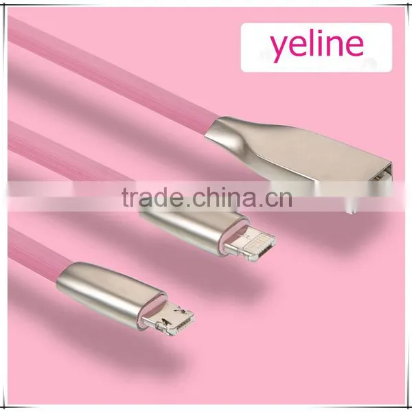Dual Size Usb Dual-purpose Data Cable for MOTO X/G/E photo-2