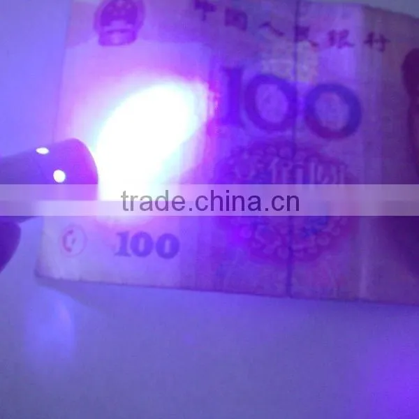 New Product for 2015 uv Light Torch Keychain,promotional Led Laser Pointer LED UV Flashlight photo-2