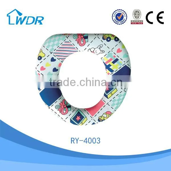 Pattern Design Self-cleaning Children High-class PVC Toilet Seat photo-3
