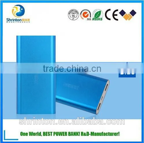 Ultra Thin ( Factory Direct ) Aluminum Universal Cellphone 10000mah Power Bank Phone Charger CE FCC ROSH 10000mah Power Bank photo-6